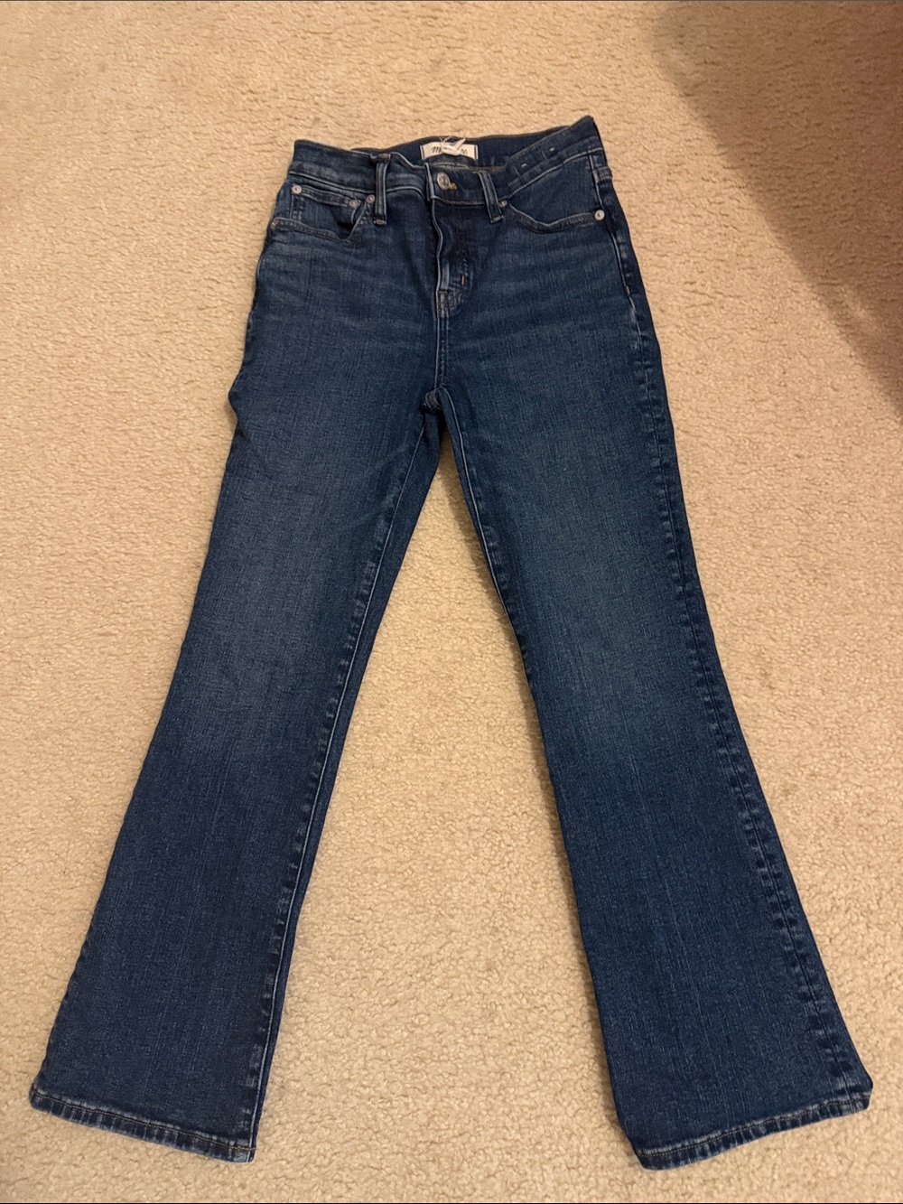Madewell Dark Indigo Flare Jeans